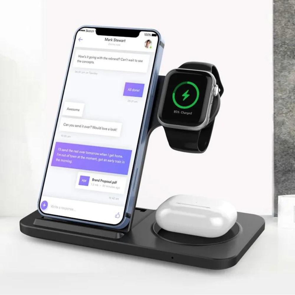 Nexa I Support de chargeur sans fil 3 en 1